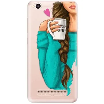 iSaprio My Coffe and Brunette Girl pro Xiaomi Redmi 4A (coffbru-TPU2-Rmi4A)