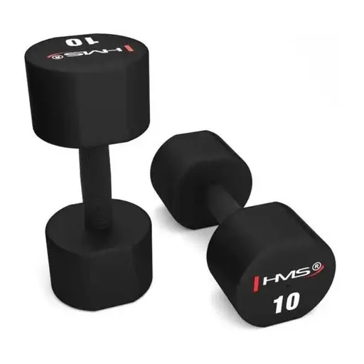 HMS HPT10 Jednoruční činky, černá, velikost