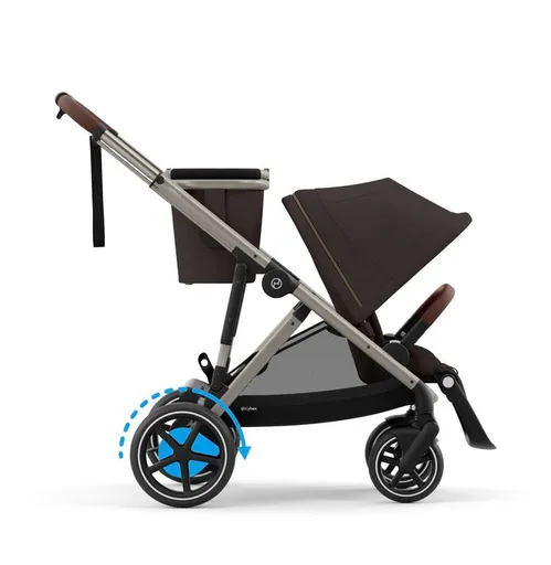 CYBEX Kočárek sourozenecký eGazelle S Chocolate Brown Gold