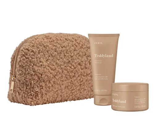 PUPA Milano Dárková sada Milk and Coffee Beans Teddyland Kit 2