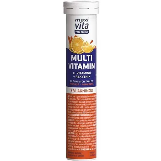 VITAR MAXI VITA MULTIVITAMIN+RAKYTNÍK 20 EFF. TBL. Doplněk stravy, , velikost