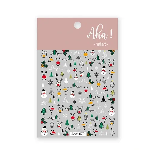 Samolepky na nehty Aha! - Vánoce 072
