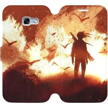 Flipové pouzdro na mobil Samsung Galaxy A5 2017 - MA06S Postava v ohni (5903226156450)