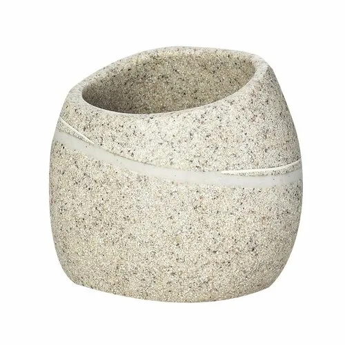 RIDDER 22190109 Little rock sklenka na postavení, béžová