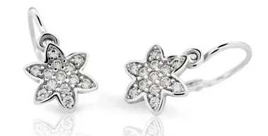 Cutie Diamonds Dětské náušnice Hvězdičky z bílého zlata s brilianty DC2206-10-00-X-2