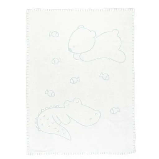 NATTOU Deka oboustranná pletená 100x75 cm Romeo, Jules & Sally