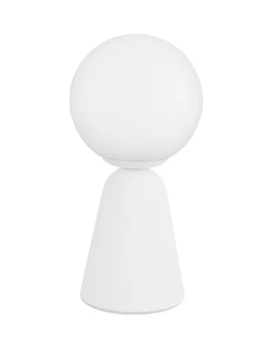 NOVA LUCE stolní lampa ZERO bílá sádra a opálové sklo G9 1x5W 230V IP20 bez žárovky 9577011