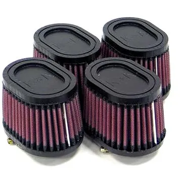 K&N RU-2454 univerzální oválný rovný filtr se vstupem 44 mm a výškou 70 mm (RU-2454)