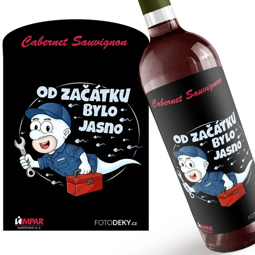 Víno Automechanikova spermie (Druh Vína: Červené víno)