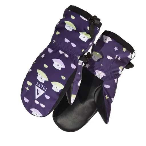 Matt KIDS MITTEN Dětské lyžařské rukavice, tmavě modrá, velikost 5Y