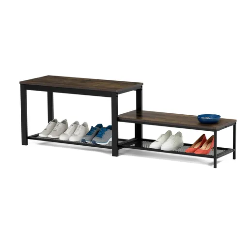 Botník set 2 ks, staré dřevo