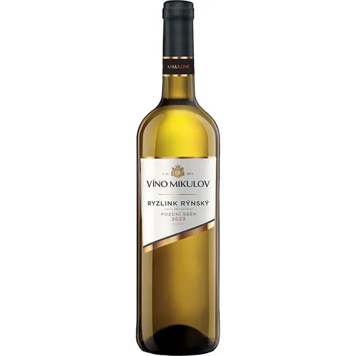 Víno Mikulov Ryzlink rýnský 2023 pozdní sběr
