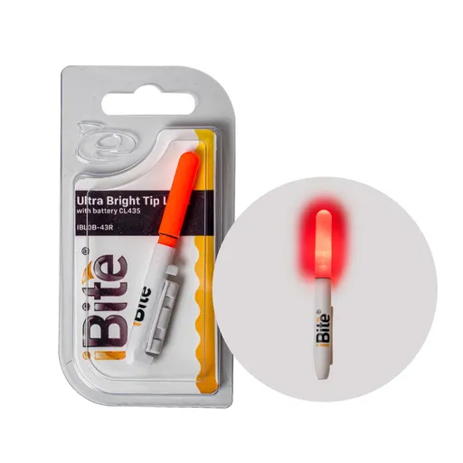 iBite Světlo na špičku Ultra Bright Tip Light - Červená,iBite Světlo na špičku Ultra Bright Tip Light - Červená