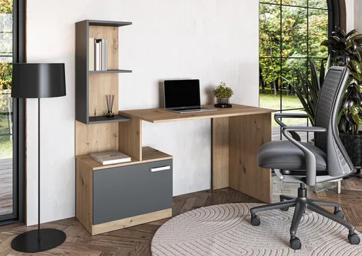 Psací stůl s úložným prostorem MISO Halmar