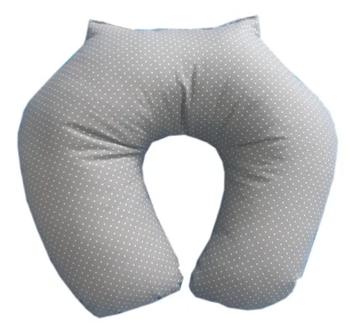 Polášek Cestovní polštářek - Šedá / puntíky