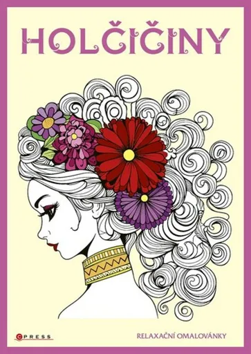 Holčičiny - relaxační omalovánky - Zuzana Neubauerová