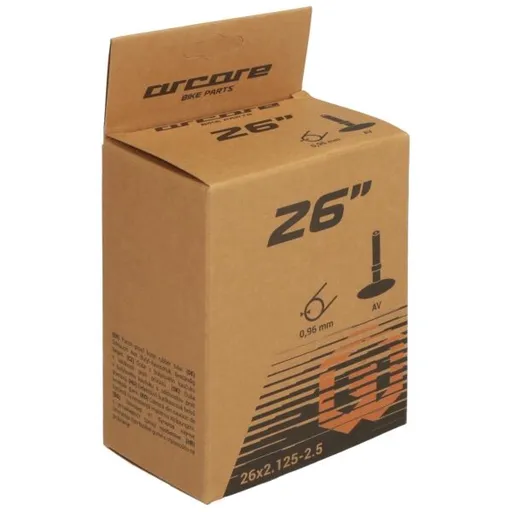 Arcore 26AV 2,125-2,5 Cyklistická duše, černá, velikost