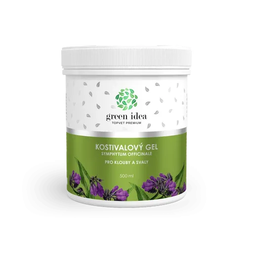 Kostivalový masážní gel 500 ml - Green idea