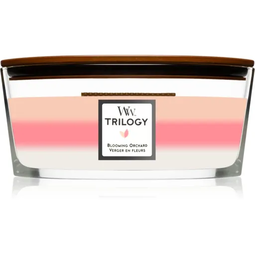 Woodwick Trilogy Blooming Orchard vonná svíčka 453.6 g