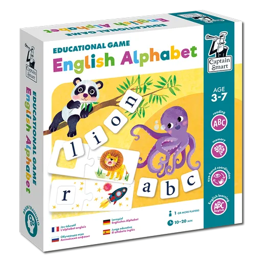 Captain Smart Anglická abeceda