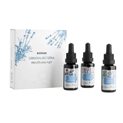 Nobilis Tilia Biofáze Obnovující séra Levandule 3 x 20 ml