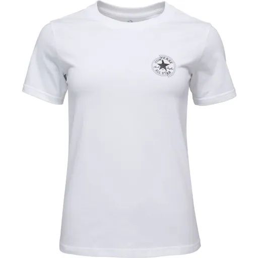 Converse SMALL CHUCK PATCH Dámské tričko, bílá, velikost