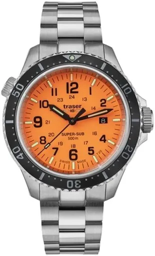 Traser P67 Diver Orange ocel