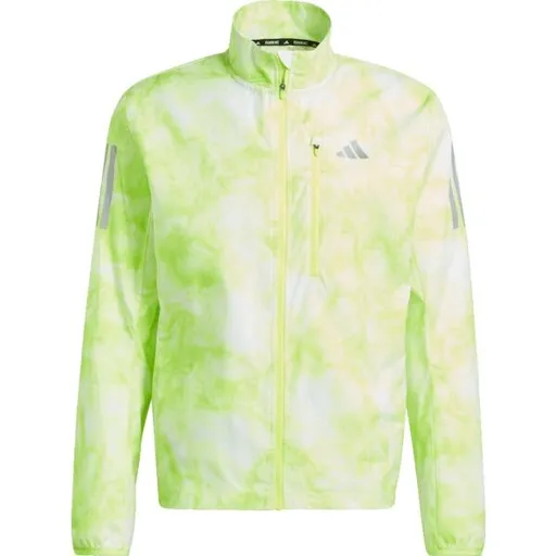 adidas OWN THE RUN JACKET Pánská běžecká bunda, bílá, velikost XXL