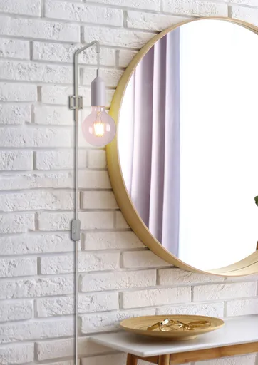 Bílá nástěnná lampa s kabelem Laren Ledea lampa