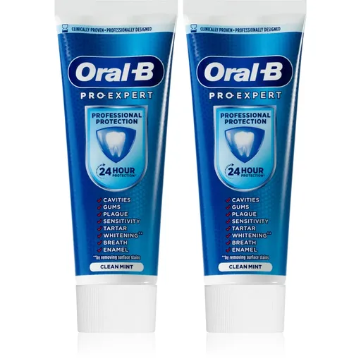 Oral-B Pro Expert Professional Protection zubní pasta pro ochranu dásní 2x75 ml