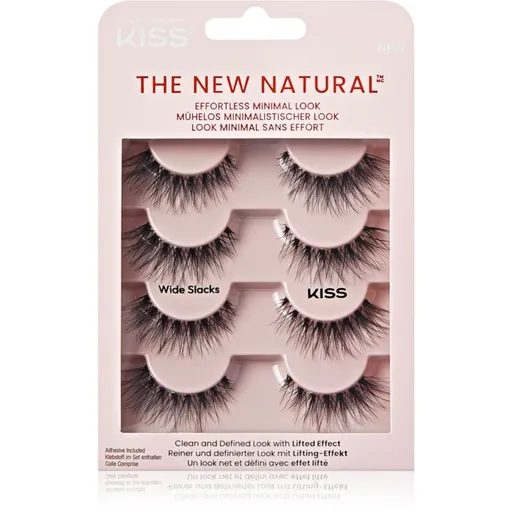 KISS The New Natural Effortless Minimal Look umělé řasy Wide Slacks 8 ks