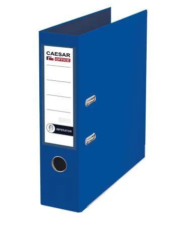 Pořadač A4 8cm pákový CP Imperator Rado modrý prstokroužek kov. lišty