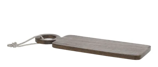 Hnědé dřevěné mangové prkénko Tapas Tours - 15*45 cm Chic Antique