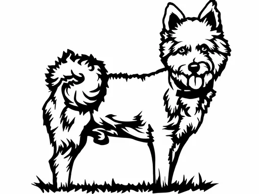 Vsepropejska West highland teriér 5 dřevěná dekorace na zeď Rozměr (cm): 38 x 28