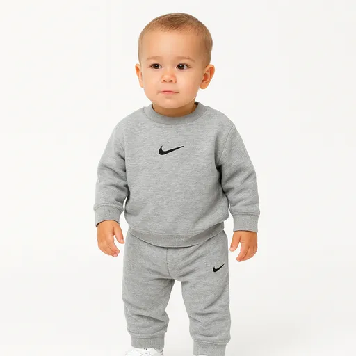 Nike kids essential fleece crew set 68-74 cm