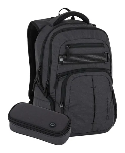 Školní set Bagmaster SCOUT 25 A Set Grey