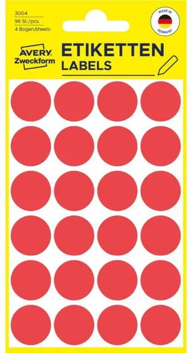 Avery Zweckform 3004 Kulaté značkovací etikety (3004)
