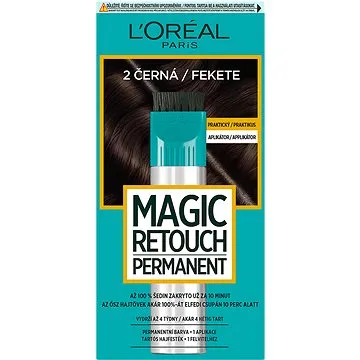 L'ORÉAL PARIS Magic Retouch Permanent 2 Černá (3600524043421)