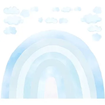 Kopko samolepka na zeď duha - blue (2982956579008)