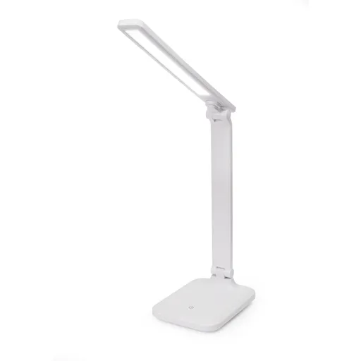 Platinet stolní LED lampa Remus 5W stmívatelná, dotykové ovládání, USB port, bílá