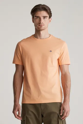 TRIČKO GANT REG SHIELD SS T-SHIRT PEACHY ORANGE