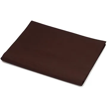 Dadka Bavlněná plachta tmavě hnědá 140×240 cm (02401A-12STMHNEDA)