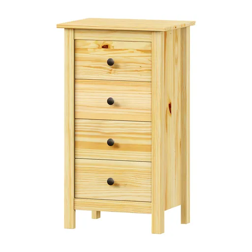 Komoda 4 zásuvky TORINO kovové úchytky