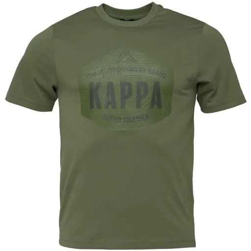 Kappa LOGO GAZIMA Pánské triko, khaki, velikost