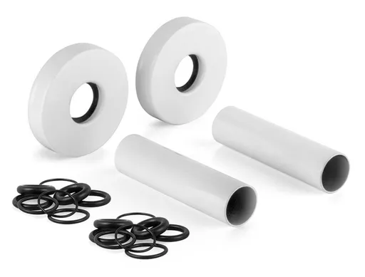 Bruckner WICHER krycí rozeta pro středové připojení 50 mm, bílá