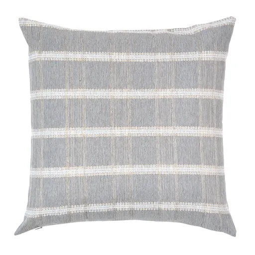 Šedý povlak na polštář - 43*43 cm Clayre & Eef