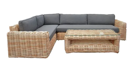 DEOKORK Zahradní rohová sestava SARA se stolkem