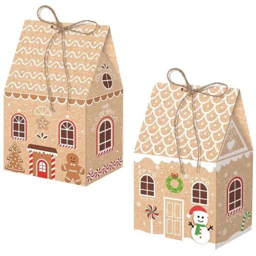 Dárková krabička domek 16 x 23,5 x 8 cm