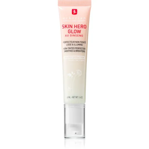 Erborian Skin Hero Glow Non-tinted Perfector lehký pleťový krém pro rozjasnění a hydrataci 40 ml