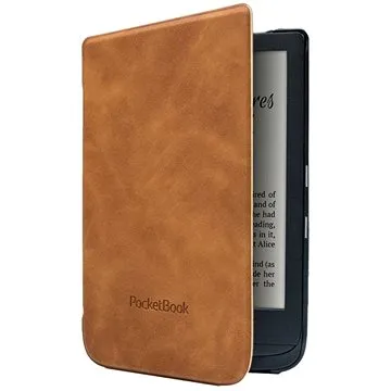PocketBook pouzdro Shell pro 617, 628, 632, 633, hnědé (WPUC-627-S-LB)